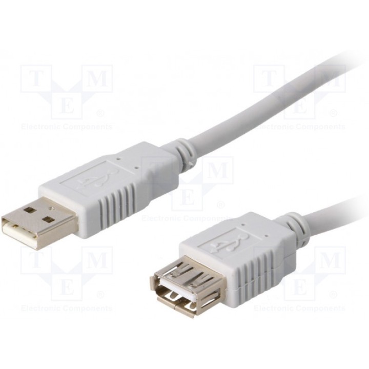 Кабель USB 20 BQ CABLE CAB-USB2AAF3-GY (CAB-USB2AAF-3-GY)