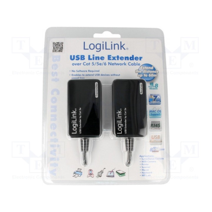 Репитер USB LOGILINK UA0021D (UA0021D)