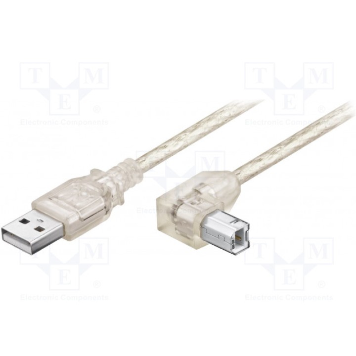 Кабель Goobay 93575 (USB-AB90-0.5TR)