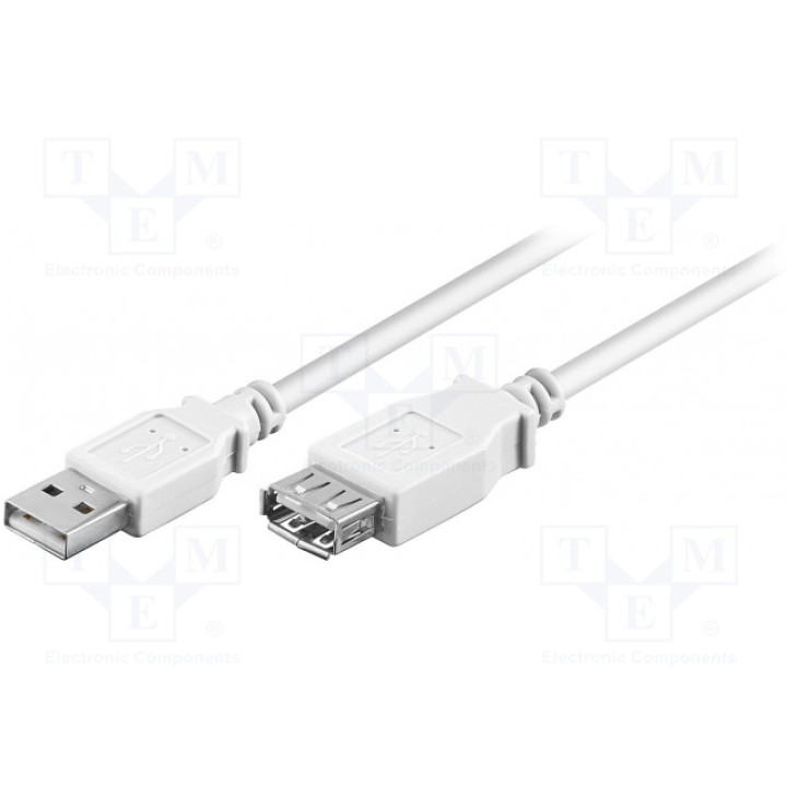 Кабель USB 20 Goobay 96198 (USB-EXT-1.8WH)