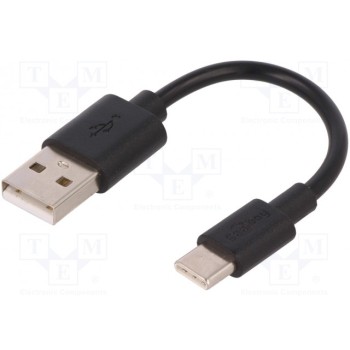 Кабель USB 20 Goobay USB-USBC-0.1-BK