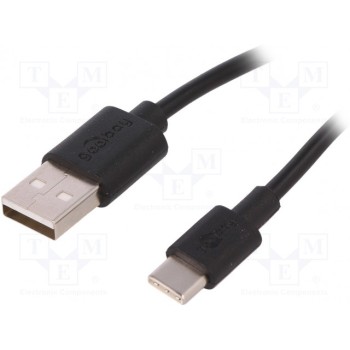 Кабель USB 20 Goobay USB-USBC-2.0-BK