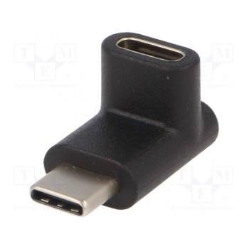 Адаптер Goobay USB.C-M-C-F90-BK