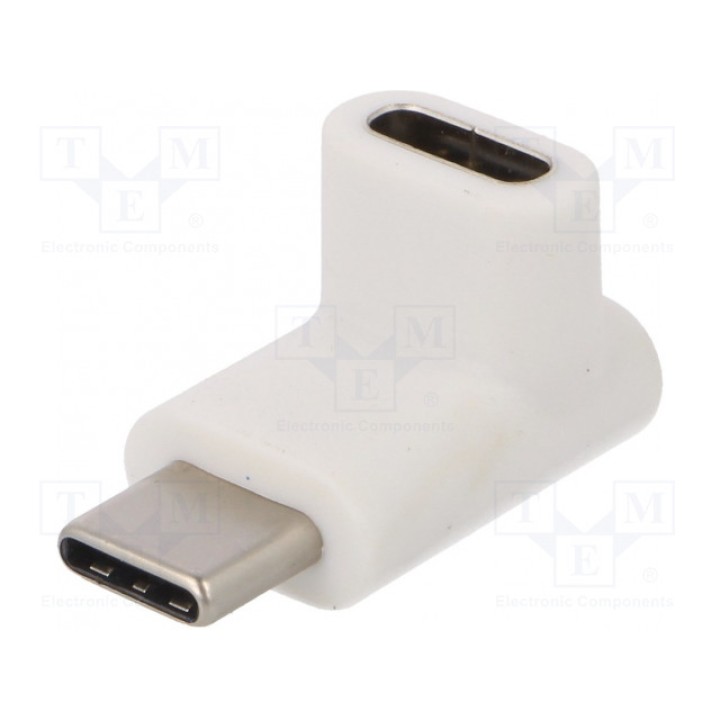 Адаптер Goobay 55557 (USB.C-M-C-F90-WH)