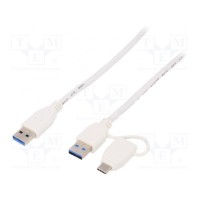 Кабель Goobay USBA-A-C-020-WH