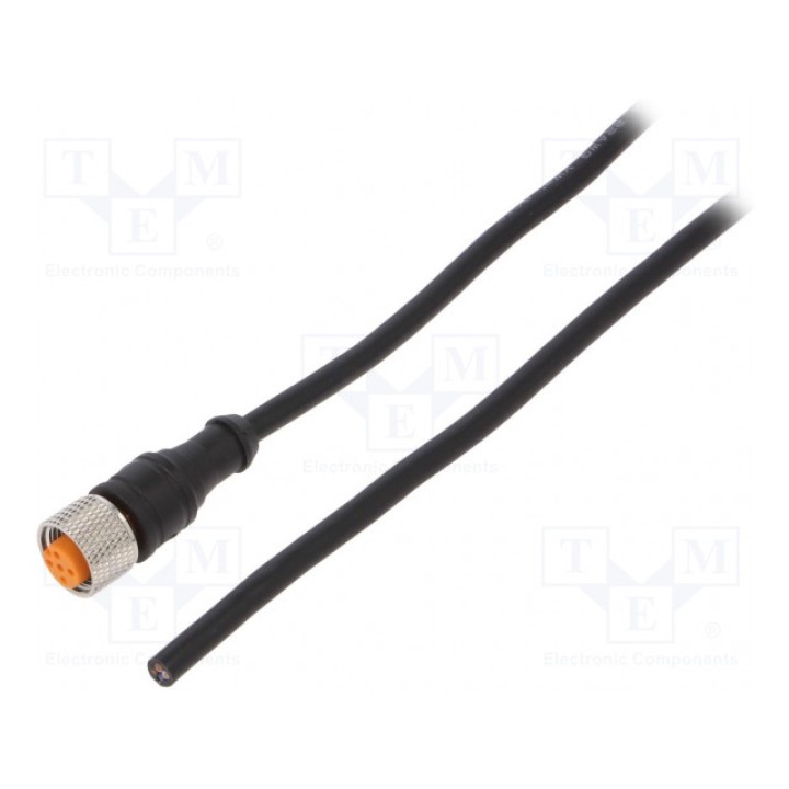 Соединительный кабель M12 PIN 4 прямой LUTRONIC 1200 04 002 5M (120004002-5M)