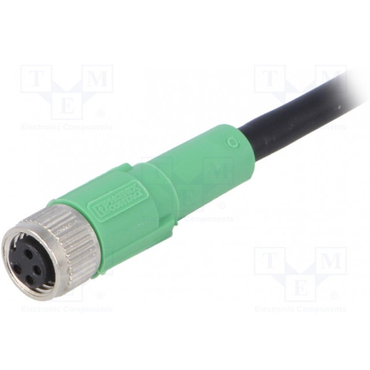 Соединительный кабель M8 PIN 4 прямой PHOENIX CONTACT SAC-4P-5,0-PVCM8FS (1403252)