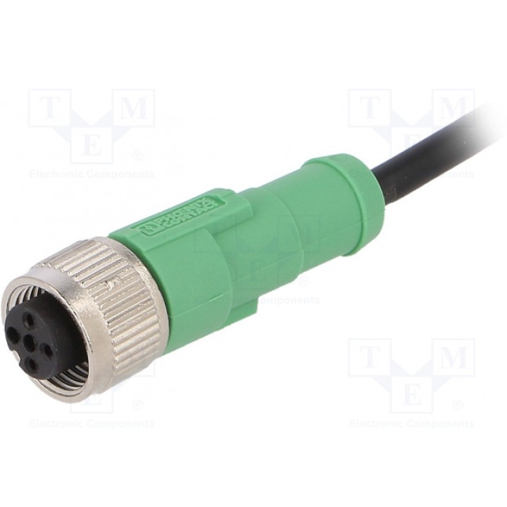 Соединительный кабель M12 PIN 3 прямой PHOENIX CONTACT SAC-3P-3,0-PVCM12FS (1414452)