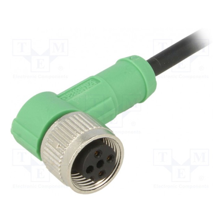 Соединительный кабель M12 PIN 3 угловой PHOENIX CONTACT SAC-3P-1,5-PVCM12FR (1414552)