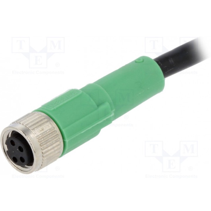 Соединительный кабель M8 PIN 4 прямой PHOENIX CONTACT SAC-4P-3,0-PVCM8FS (1415551)