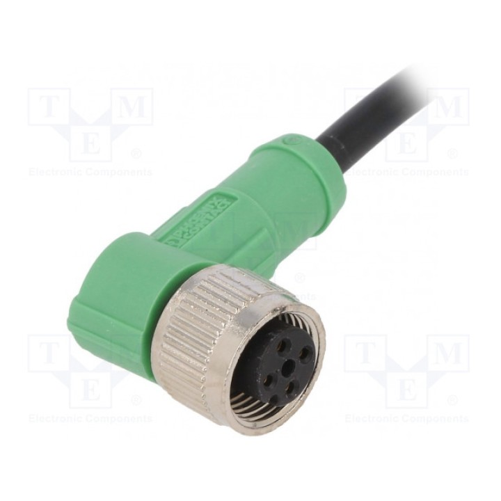 Соединительный кабель M12 PIN 4 угловой PHOENIX CONTACT SAC-4P-1,5-PVCM12FR (1415606)