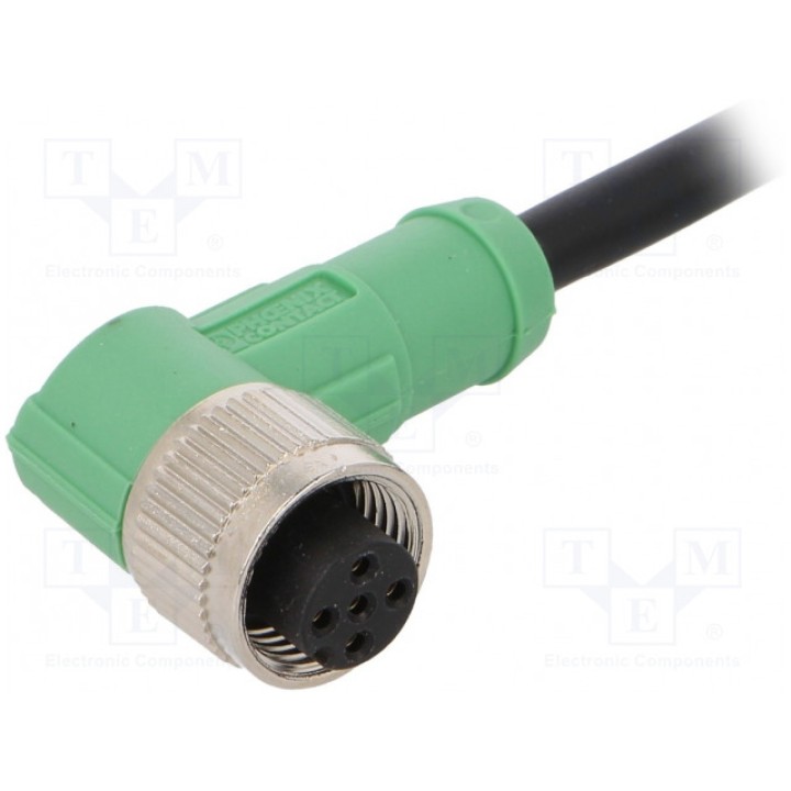 Соединительный кабель M12 PIN 5 угловой PHOENIX CONTACT SAC-5P-1,5-PVCM12FR (1415686)