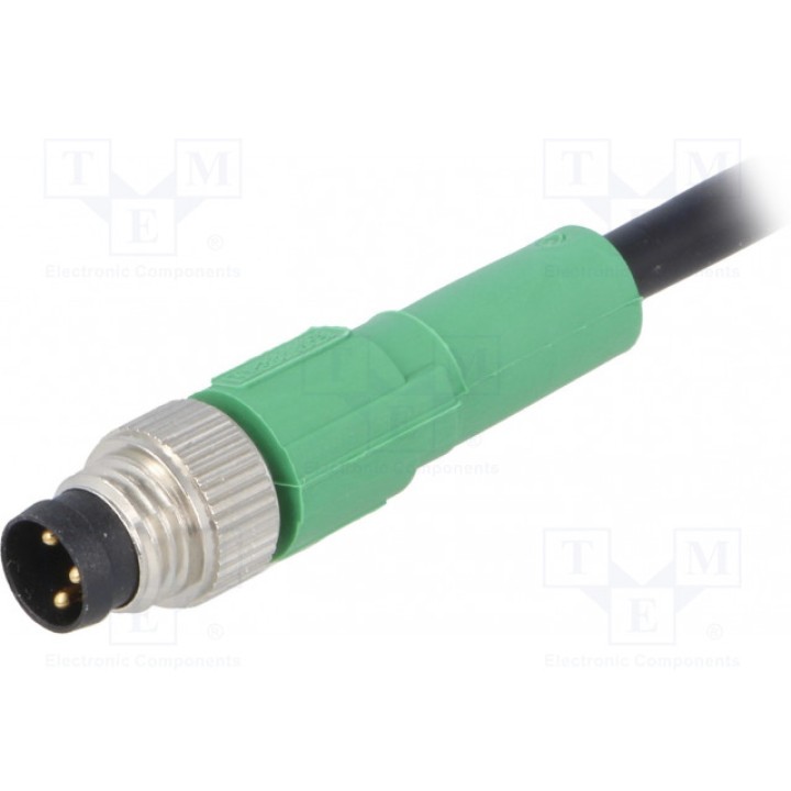 Соединительный кабель M8 PIN 3 прямой PHOENIX CONTACT SAC-3P-M8MS1,5-PVC (1415861)