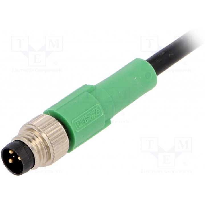 Соединительный кабель M8 PIN 3 прямой PHOENIX CONTACT SAC-3P-M8MS3,0-PVC (1415862)