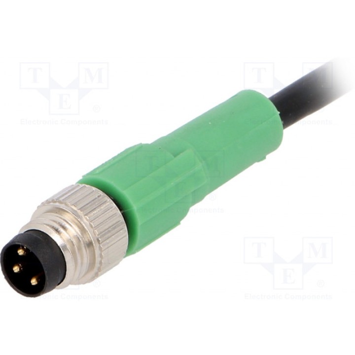 Соединительный кабель M8 PIN 3 прямой PHOENIX CONTACT SAC-3P-M8MS5,0-PVC (1415863)
