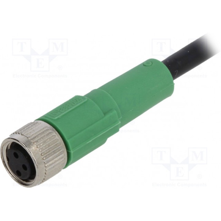 Соединительный кабель M8 PIN 3 прямой PHOENIX CONTACT SAC-3P-1,5-PVCM8FS (1415870)