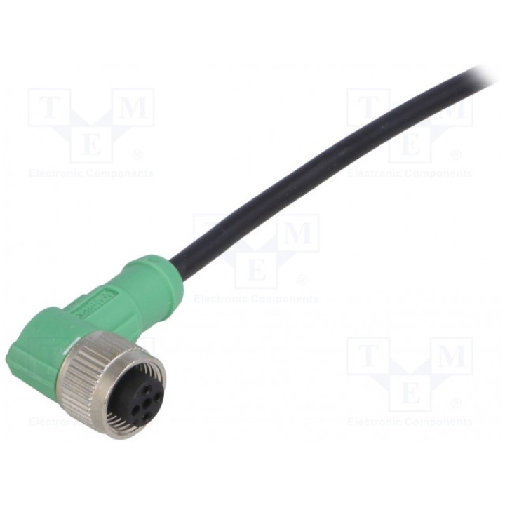 Соединительный кабель M12 PIN 3 угловой PHOENIX CONTACT SAC-3P-10,0-PVCM12FR (1453821)