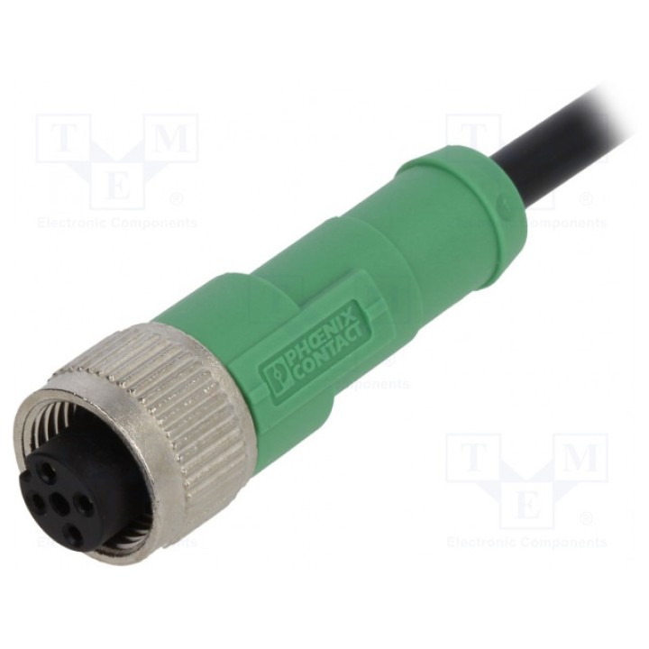 Соединительный кабель M12 PIN 4 прямой PHOENIX CONTACT SAC-4P-1,5-PVCM12FS (1544976)