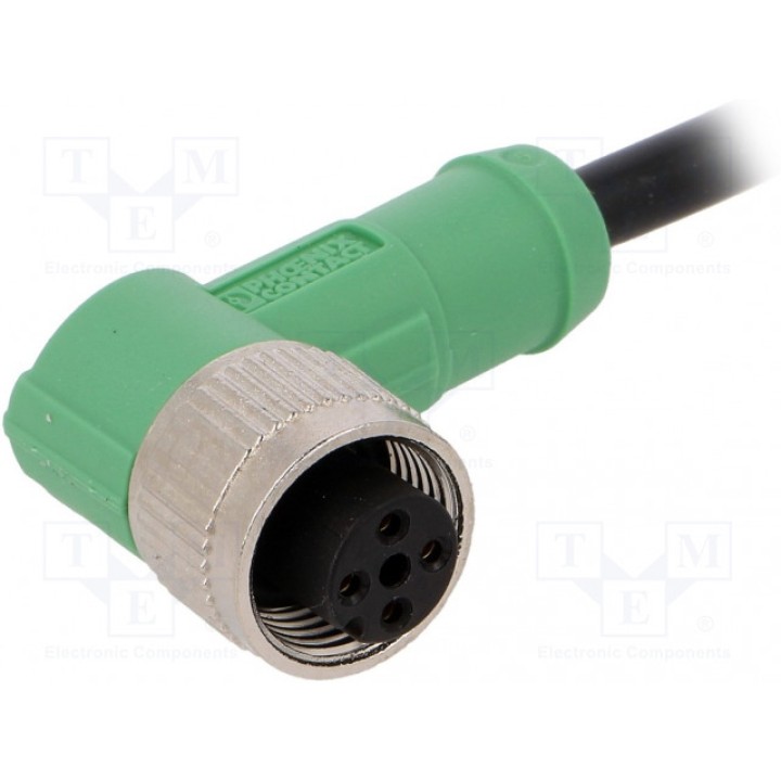 Соединительный кабель M12 PIN 4 угловой PHOENIX CONTACT SAC-4P-3,0-PVCM12FR (1693526)