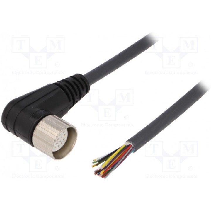 Соединительный кабель M23 PIN 19 угловой WEIDMULLER SAIB-M23-19P-AN-10M (1818141000)