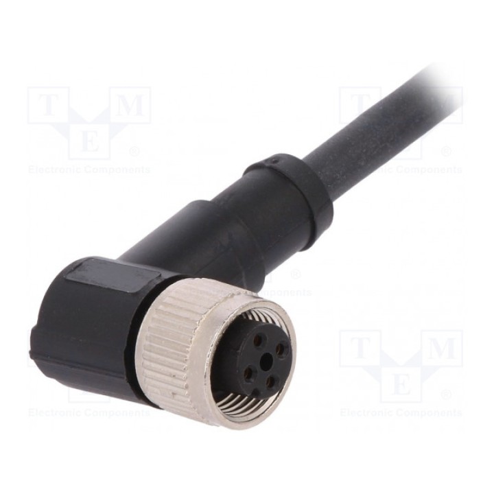 Соединительный кабель M12 PIN 4 угловой LAPP KABEL AB-C4-2,0PUR-M12FA-SH (22260074)