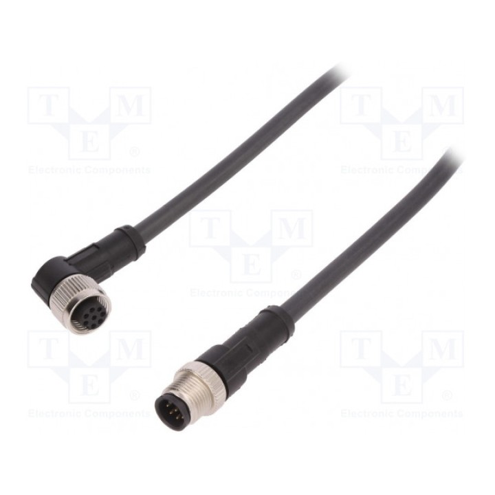 Соединительный кабель M12 PIN 8 1м LAPP KABEL AB-C8-M12MS-1,0PUR-M12FA (22260139)