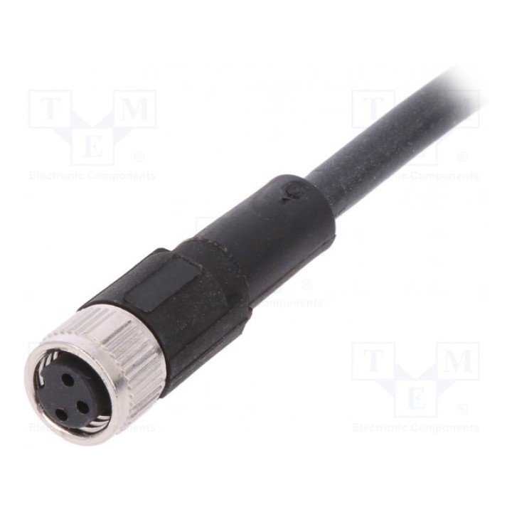 Соединительный кабель M8 PIN 3 прямой LAPP KABEL AB-C3-5,0PUR-M8FS (22260200)