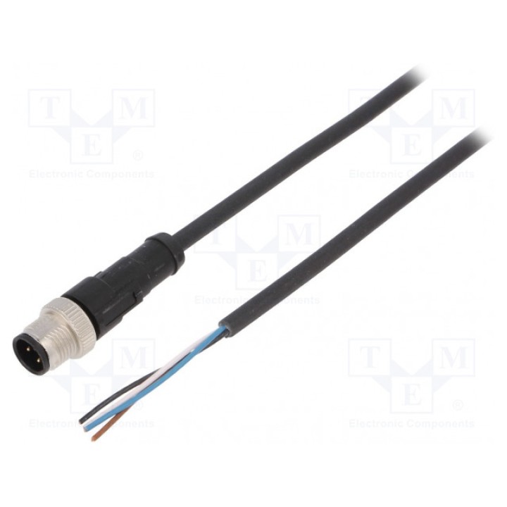 Соединительный кабель M12 PIN 4 прямой LAPP KABEL AB-C4-M12MS-2,0PUR (22260320)