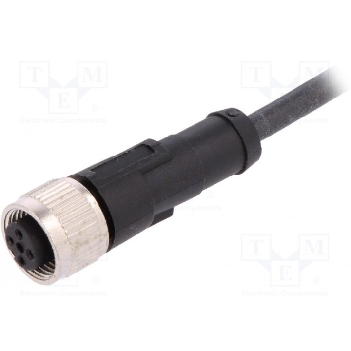 Соединительный кабель M12 PIN 4 прямой LAPP KABEL AB-C4-5,0PUR-M12FS (22260323)