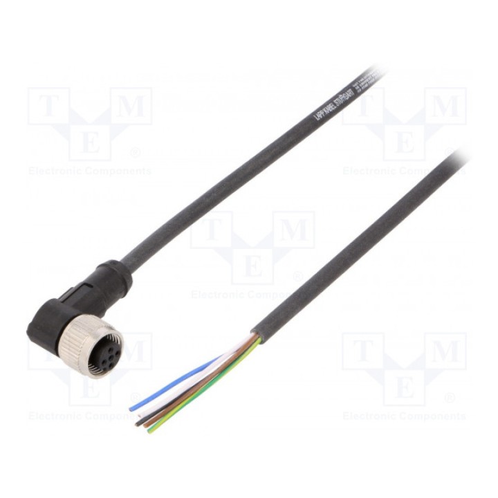 Соединительный кабель M12 PIN 5 угловой LAPP KABEL AB-C5-5,0PUR-M12FA (22260407)