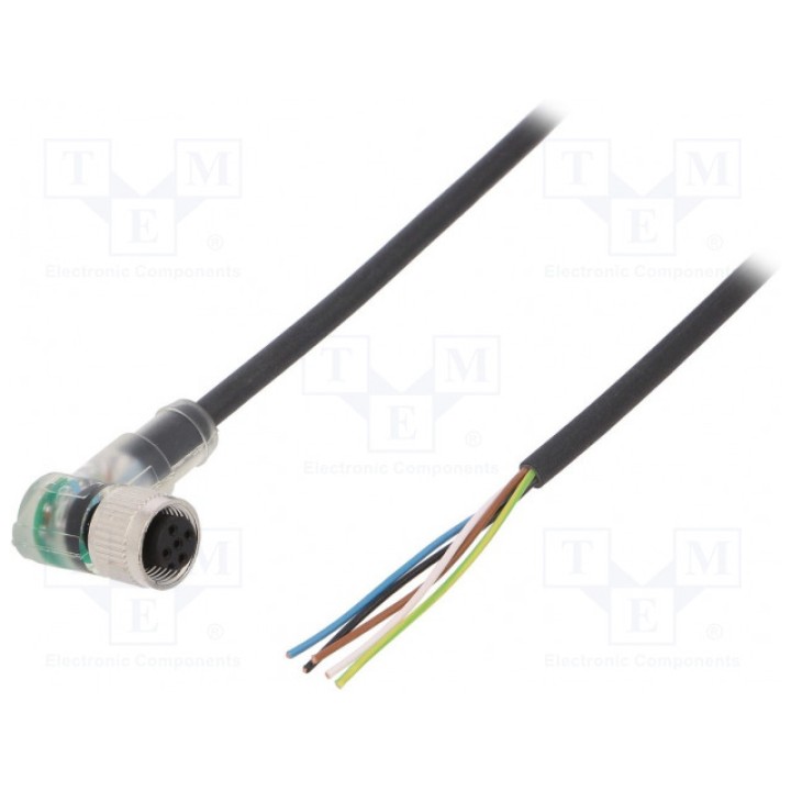 Соединительный кабель M12 PIN 5 угловой LAPP KABEL AB-C5-2,0PUR-M12FA-3L (22260408)