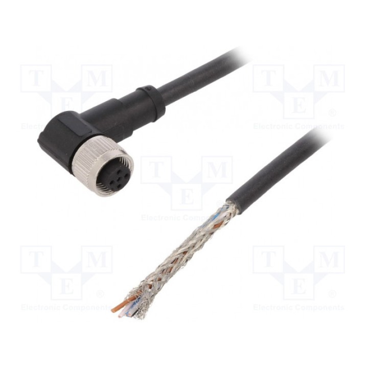 Соединительный кабель M12 PIN 5 угловой LAPP KABEL AB-C5-5,0PUR-M12FA-SH (22260714)