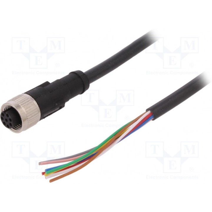 Соединительный кабель M12 PIN 8 прямой LAPP KABEL AB-C8-5,0PUR-M12FS (22260728)