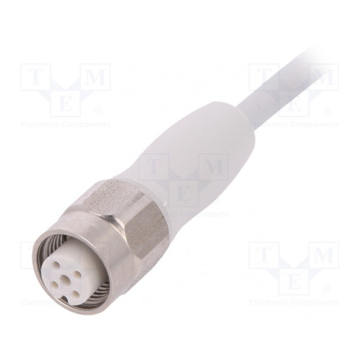 Соединительный кабель M12 PIN 4 прямой LAPP KABEL AB-C4-5,0TPE-M12FS-HD (22262044)