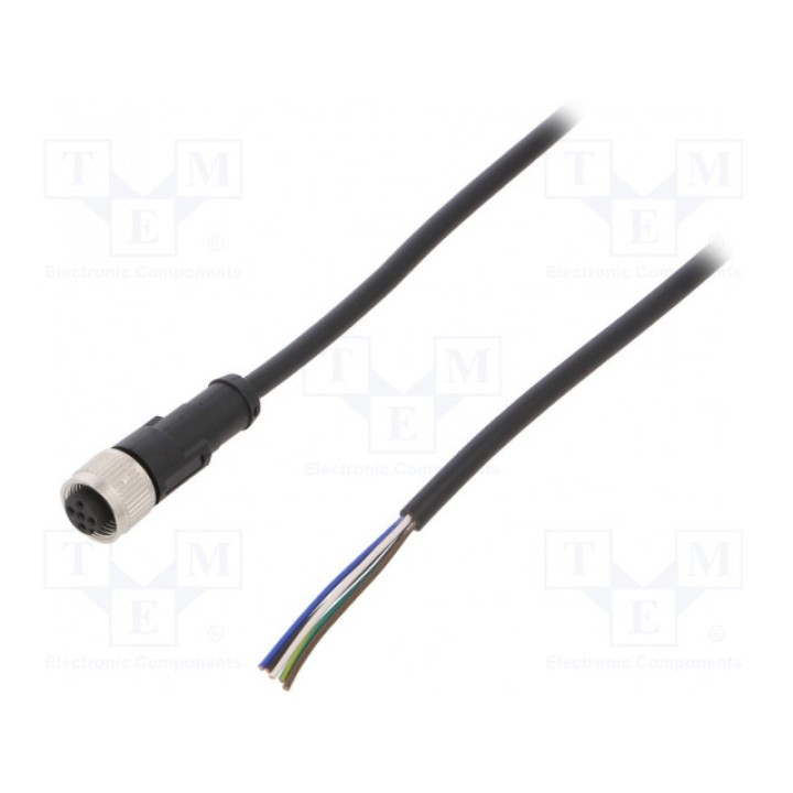 Соединительный кабель M12 PIN 5 прямой LAPP KABEL AB-C5-5,0PVC-M12FS (22262100)