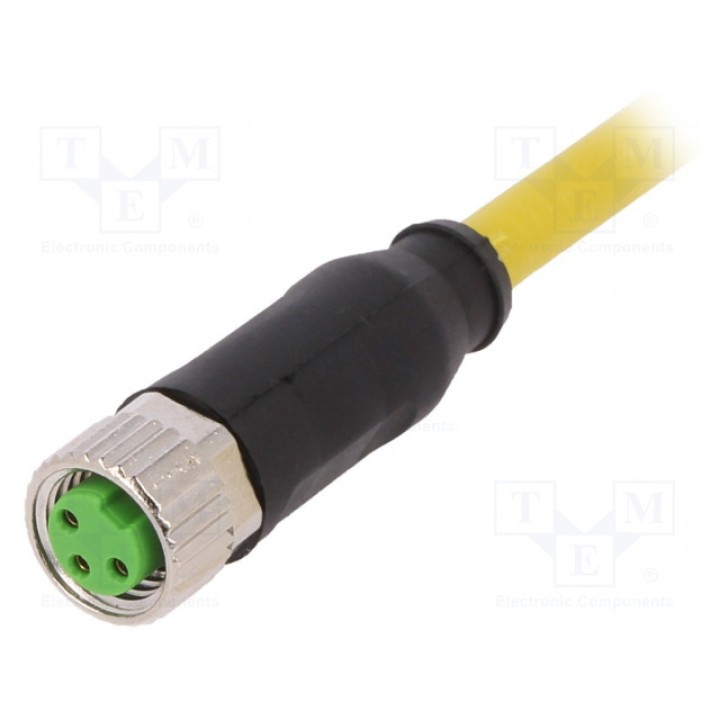 Соединительный кабель M8 PIN 3 прямой 3м MURR ELEKTRONIK 7000-08041-0100300 (7000-08041-0100300)