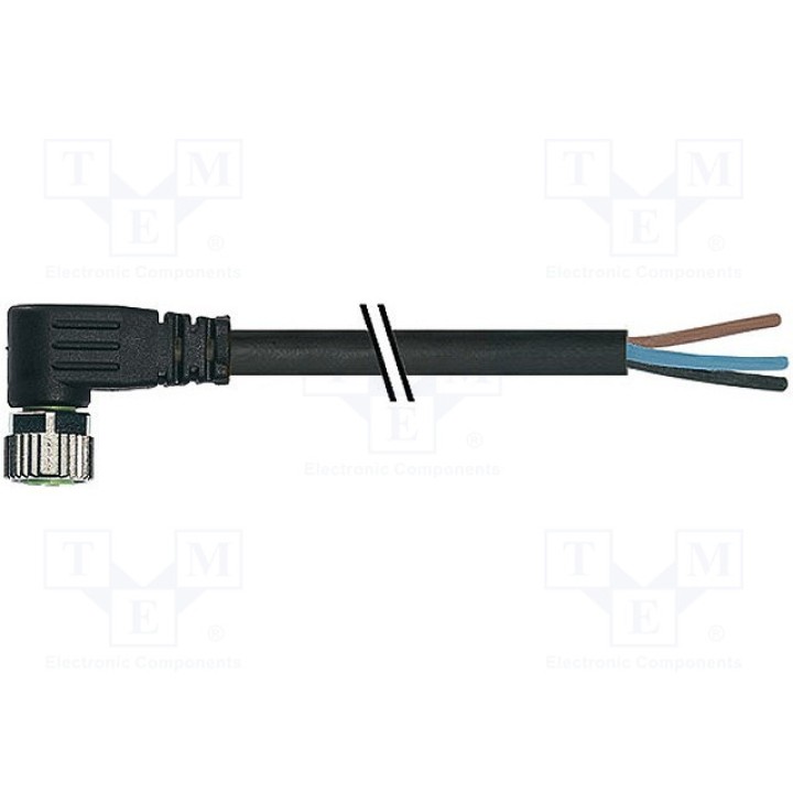 Соединительный кабель M8 PIN 3 угловой MURR ELEKTRONIK 7000-08081-6100300 (7000-08081-6100300)