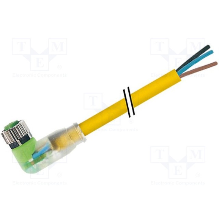 Соединительный кабель M8 PIN 4 угловой MURR ELEKTRONIK 7000-08101-2211000 (7000-08101-2211000)