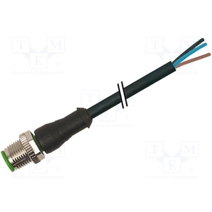 Соединительный кабель M12 PIN 3 прямой MURR ELEKTRONIK 7000-12001-6330300 (7000-12001-6330300)