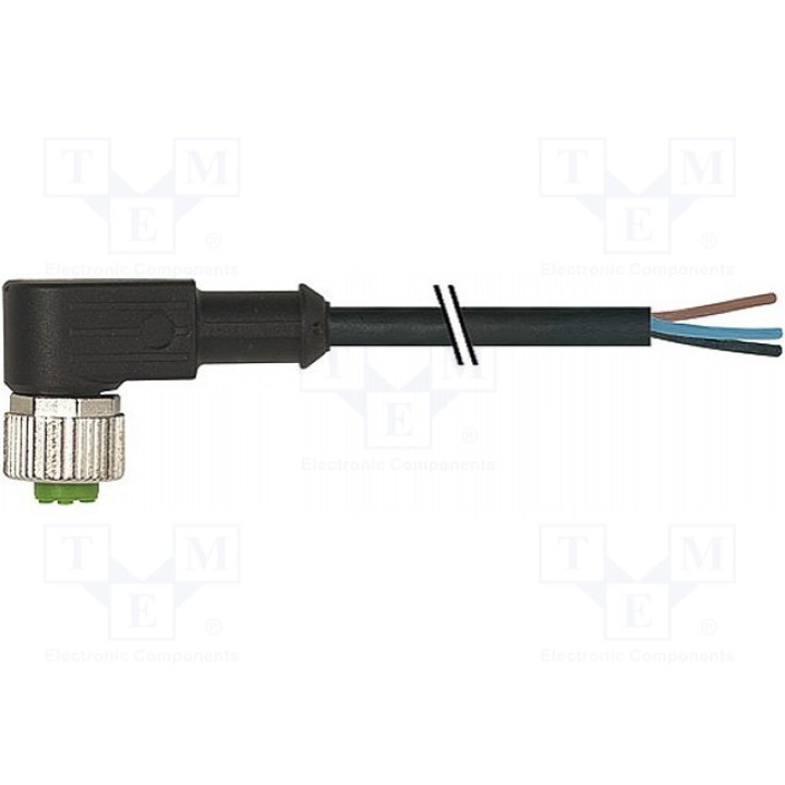 Соединительный кабель M12 PIN 3 угловой MURR ELEKTRONIK 7000-12321-6130300 (7000-12321-6130300)