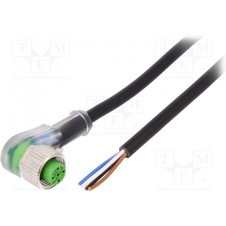 Соединительный кабель M12 PIN 4 угловой MURR ELEKTRONIK 7000-12421-6140300 (7000-12421-6140300)