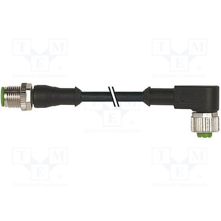 Соединительный кабель M12 PIN 3 2м MURR ELEKTRONIK 7000-40101-6230200 (7000-40101-6230200)
