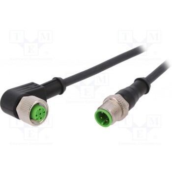 Соединительный кабель M12 PIN 4 2м MURR ELEKTRONIK 7000-40121-6340200
