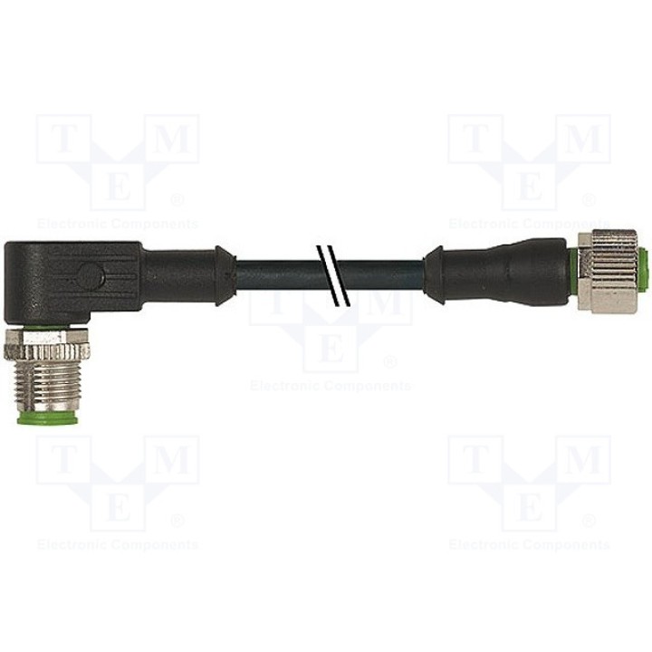 Соединительный кабель M12 PIN 3 2м MURR ELEKTRONIK 7000-40171-6230200 (7000-40171-6230200)