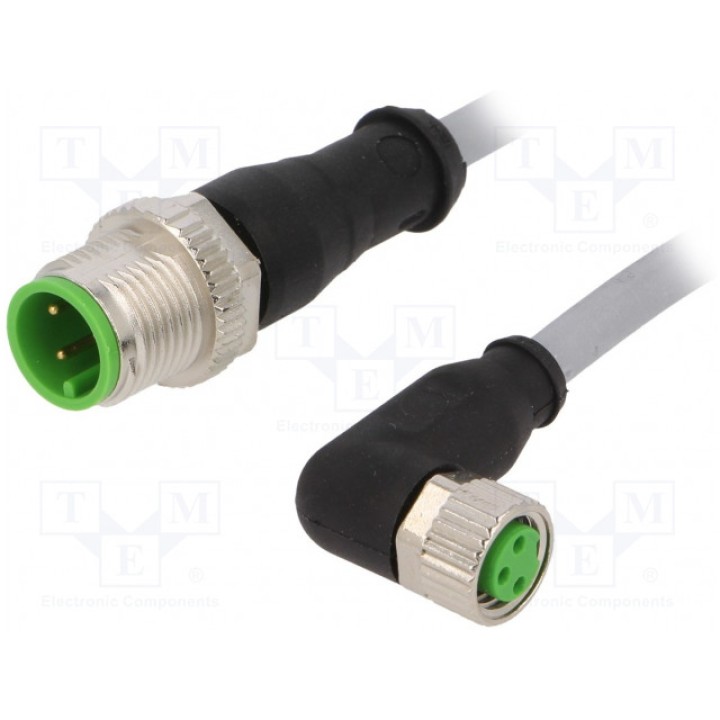 Соединительный кабель PIN 3 2м вилка MURR ELEKTRONIK 7000-40601-2200200 (7000-40601-2200200)