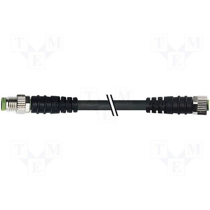 Соединительный кабель M8 PIN 4 2м MURR ELEKTRONIK 7000-88011-6210200 (7000-88011-6210200)