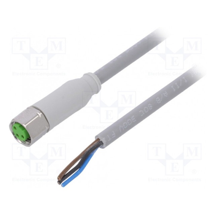 Соединительный кабель M8 PIN 3 прямой MURR ELEKTRONIK 7014-08041-2100500 (7014-08041-2100500)