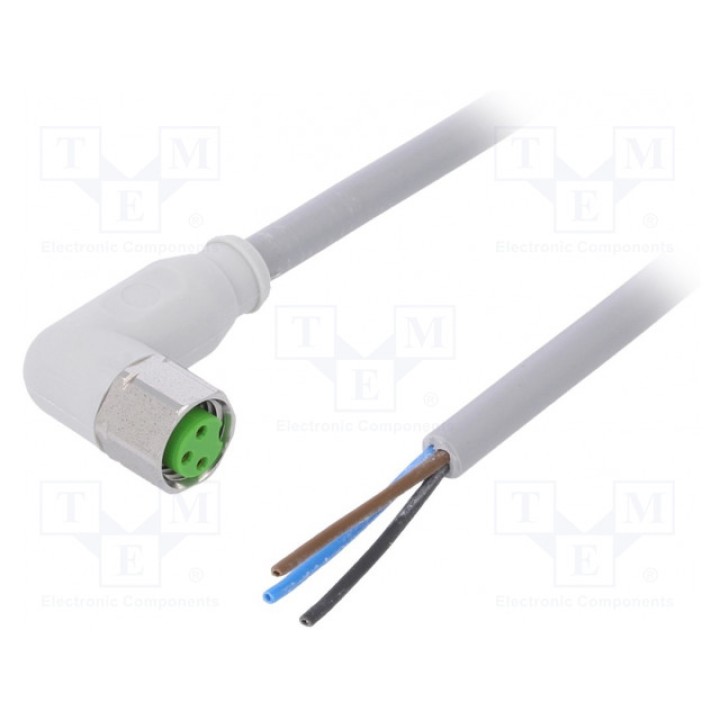 Соединительный кабель M8 PIN 3 угловой MURR ELEKTRONIK 7014-08081-2100300 (7014-08081-2100300)