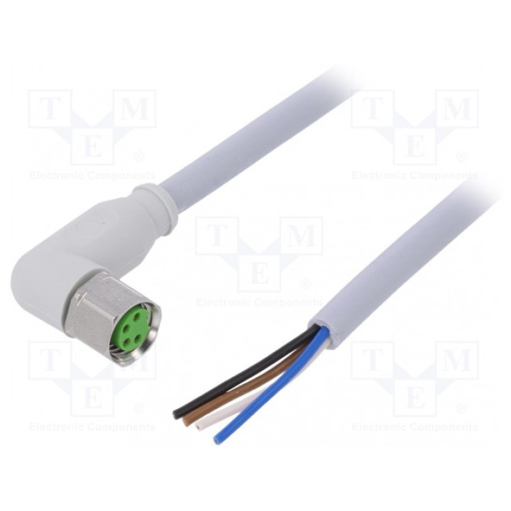 Соединительный кабель M8 PIN 4 угловой MURR ELEKTRONIK 7014-08101-2110500 (7014-08101-2110500)