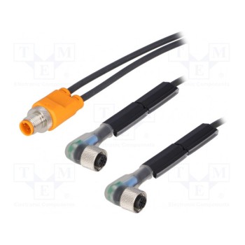Соединительный кабель PIN 3 1м LUMBERG AUTOMATION ASB2-RKWT-LEDA4-1M